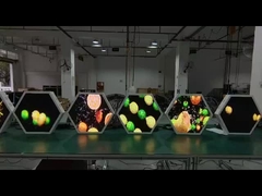 Hexagonaler LED-Bildschirm Speziell geformte angepasste Vollfarb-LED-Bildschirm
