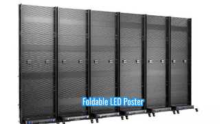 P2.5 Faltbarer LED-Plakatbildschirm für Innenwerbung
