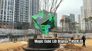 Cube-LED-Videoanzeige