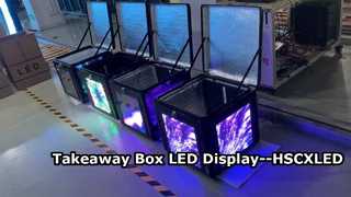 LED-Anzeige für Lebensmittellieferboxen
