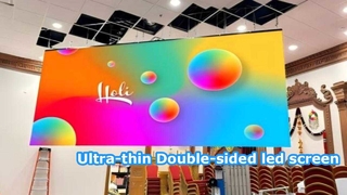 Ultradünnes doppelseitiges LED-Display