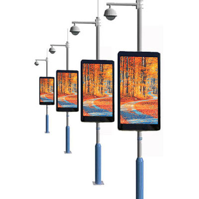 ODM Programmable Led Display Board Light Pole Outdoor Led Advertising Board