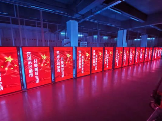 ODM Programmable Led Display Board Light Pole Outdoor Led Advertising Board