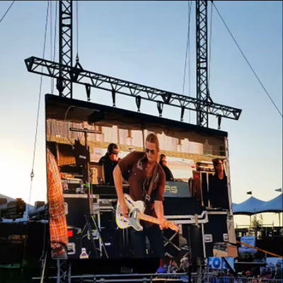 Outdoor Football Stadium Perimeter Led Screen Display Board For Restaurant P3.91