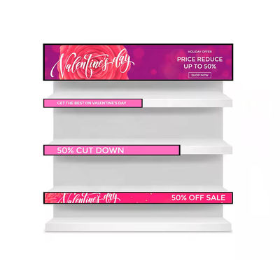 Indoor Shelf Creative LED Display P1.8 Video Advertising Screen For Supermarket