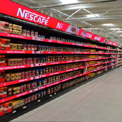 Indoor Shelf Creative LED Display P1.8 Video Advertising Screen For Supermarket