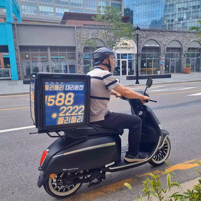 Customized Full Colour Creative LED Display Takeaway Box For Food Delivery 5V