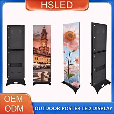 LED POSTER DISPLAY STANDing Display Screen Poster Led Advertising 640*1920 Outdoor LED POSTER
