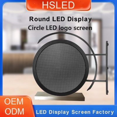 Kreis-Logo-Led-Signal angepasste LED-Logo-Bildschirm P4 rundes LED-Display