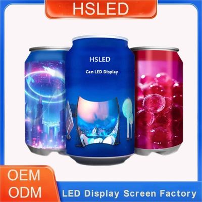 Kreative Dosen LED-Display Bildschirm Flaschenform LED-Display